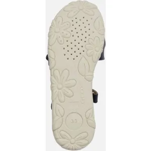 Dark Blue Girls' Sandals Geox Haiti - Girls