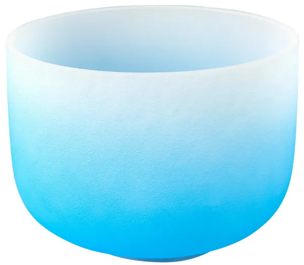 Sela Crystal Singing Bowl Chakra 10" - Blue, Throat, G (432Hz)