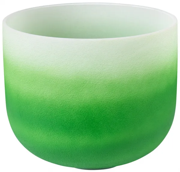 Sela Crystal Singing Bowl Chakra 11" - Green, Heart, F (432Hz)