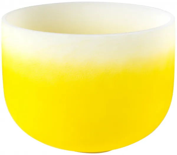 Sela Crystal Singing Bowl Chakra 12" - Yellow, Solar Plexus, E (432Hz)