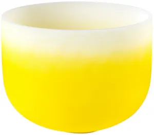 Sela Crystal Singing Bowl Chakra 12" - Yellow, Solar Plexus, E (432Hz)