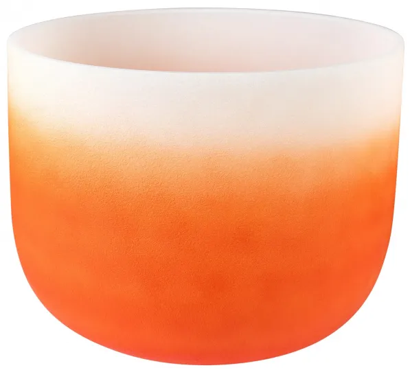 Sela Crystal Singing Bowl Chakra 13" - Orange, Sacral, D (432Hz)