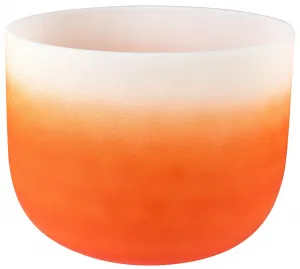 Sela Crystal Singing Bowl Chakra 13" - Orange, Sacral, D (432Hz)