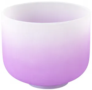 Sela Crystal Singing Bowl Chakra 8" - Violet, Crown, B (432Hz)