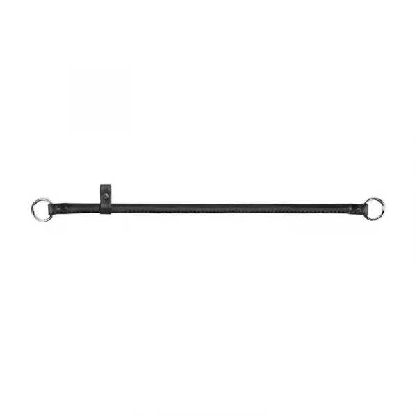 Okrúhly obojok Soft kožený sťahovací čierny, Obvod krku: 60 cm, širka: 13 mm