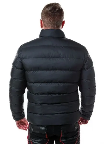 Pánska bunda CIPO & BAXX CM175 BLACK Farba: Čierna, Konfekčná veľkosť: M