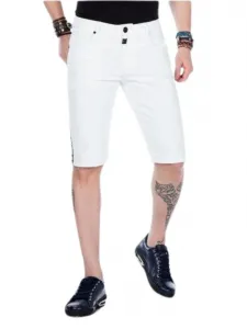 Pánske kraťasy CIPO & BAXX CK173 WHITE Farba: Biela, Konfekčná veľkosť: W38