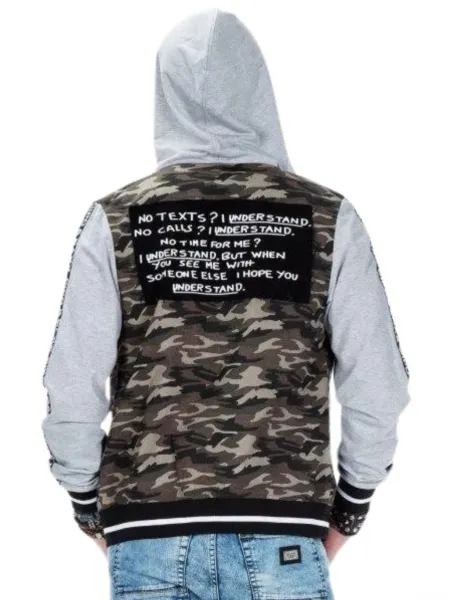 Pánska bunda CIPO & BAXX CJ215 Farba: Khaki, Konfekčná veľkosť: M