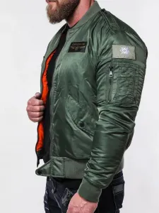 Pánska bunda CIPO & BAXX CM133 GREEN Farba: Zelená, Konfekčná veľkosť: M