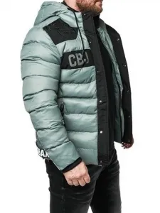Pánska bunda CIPO & BAXX CM143 DARK GREY Farba: Sivá, Konfekčná veľkosť: M