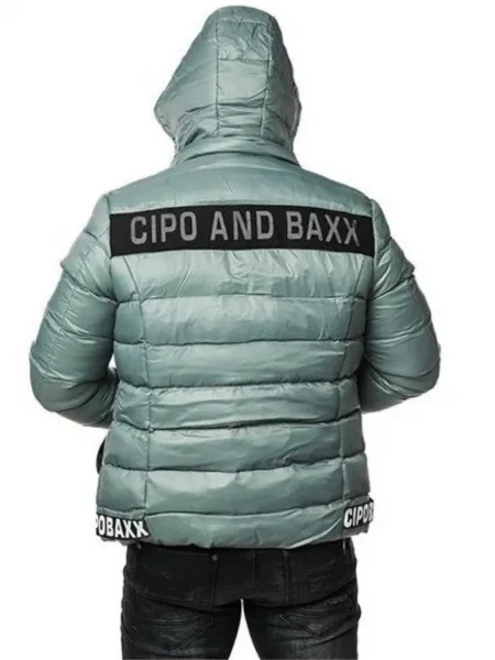 Pánska bunda CIPO & BAXX CM143 DARK GREY Farba: Sivá, Konfekčná veľkosť: M
