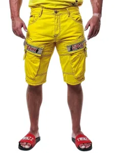 Pánske kraťasy CIPO & BAXX CK243 YELLOW Farba: Žltá, Konfekčná veľkosť: W33