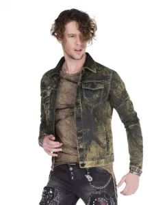 Pánska bunda CIPO & BAXX CJ188 Khaki Farba: Khaki, Konfekčná veľkosť: S