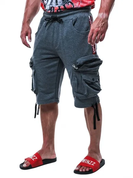 Pánske kraťasy CIPO & BAXX CK225 ANTRACIT Konfekčná veľkosť: M