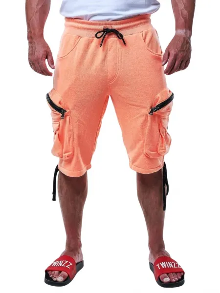 Pánske kraťasy CIPO & BAXX CK225 ORANGE Farba: Oranžová, Konfekčná veľkosť: M