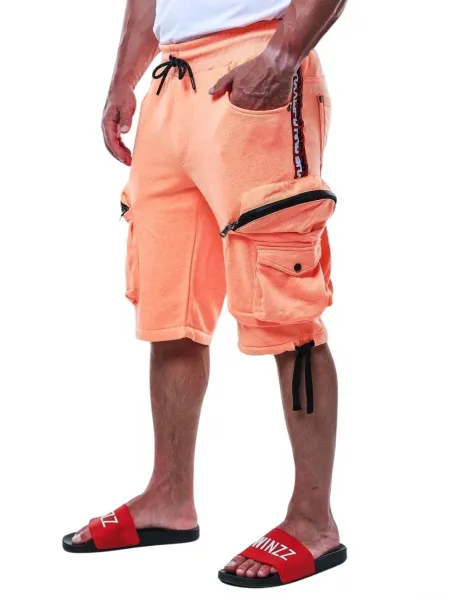 Pánske kraťasy CIPO & BAXX CK225 ORANGE Farba: Oranžová, Konfekčná veľkosť: M