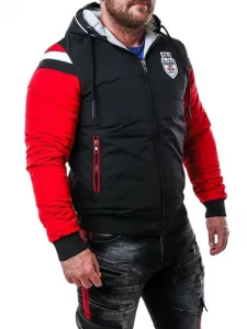 Pánska bunda CIPO & BAXX CJ230 BLACK Farba: Čierna, Konfekčná veľkosť: M