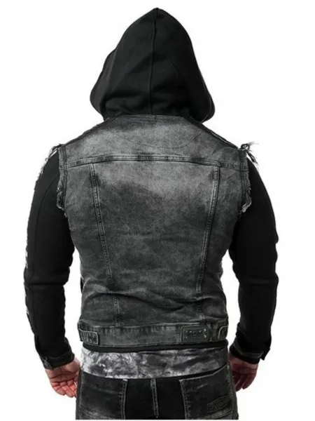 Pánska bunda CIPO & BAXX CJ155 BLACK Farba: Čierna, Konfekčná veľkosť: L