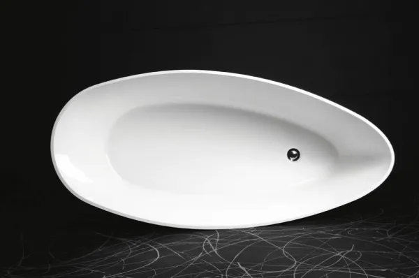 GELCO - ELIPSIE - vaňa, 1700x770x620, liaty mramor, objem 330l, biela lesk GVEL1700