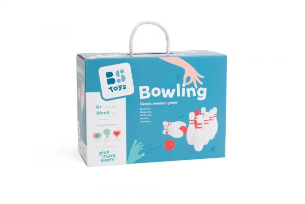 Bowling - červená & biela