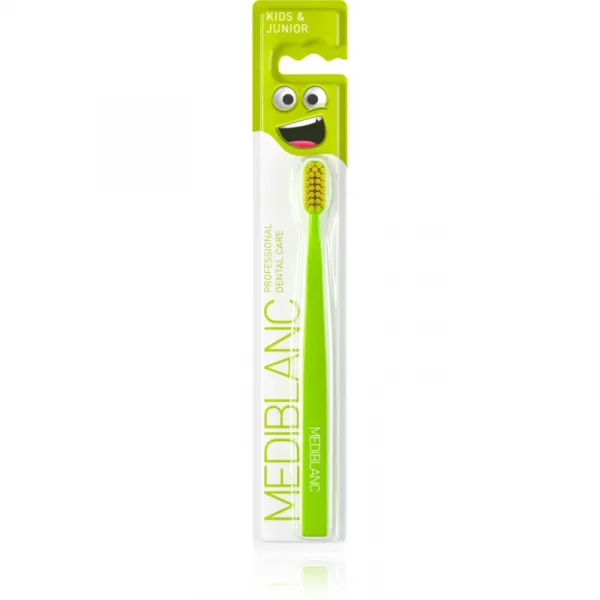 MEDIBLANC KIDS & JUNIOR Ultra Soft zubná kefka pre deti ultra soft Green 1 ks