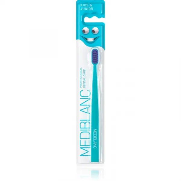 MEDIBLANC KIDS & JUNIOR Ultra Soft zubná kefka pre deti ultra soft Blue 1 ks