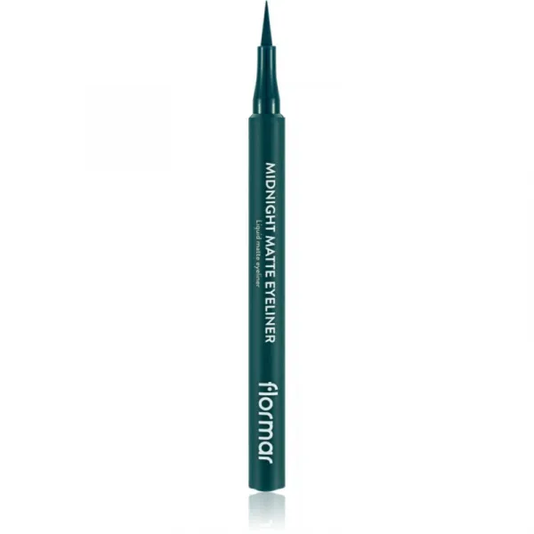 flormar Midnight Matte Eyeliner linka na oči vo fixke s matným efektom odtieň 04 Green 1 ml