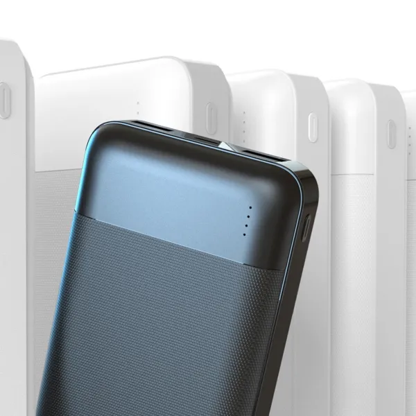 Dudao K18-1W Power Bank 10000mAh USB / USB-C / Micro USB 10W, čierny