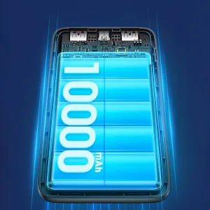 Dudao K18-1W Power Bank 10000mAh USB / USB-C / Micro USB 10W, čierny