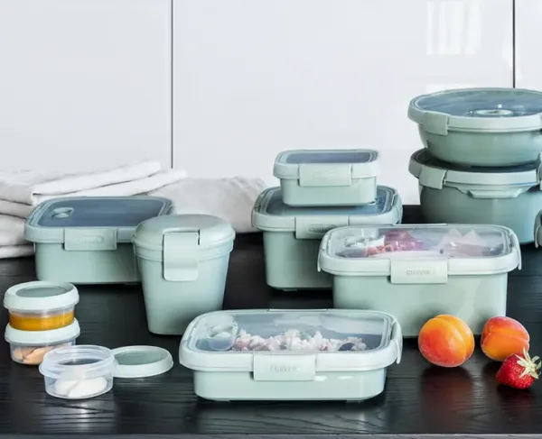 CURVER Set dóz na omáčku Smart To Go  Eco  3x0,15L | svetlozelená
