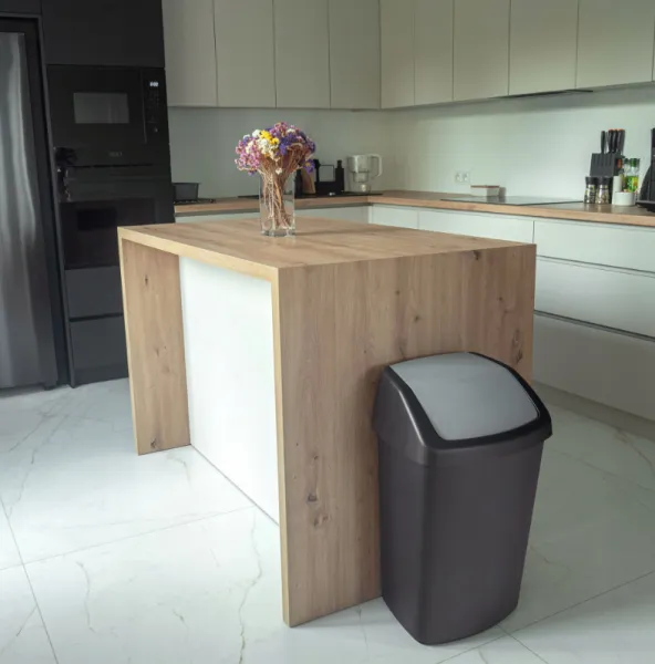CURVER Odpadkový kôš SWING BIN 50L | čierny