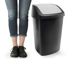 CURVER Odpadkový kôš SWING BIN 50L | čierny