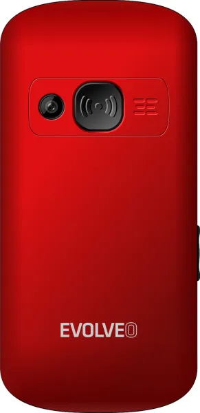EVOLVEO EasyPhone XS, mobilný telefón pre seniorov, červený