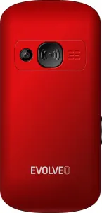 EVOLVEO EasyPhone XS, mobilný telefón pre seniorov, červený