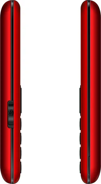 EVOLVEO EasyPhone XS, mobilný telefón pre seniorov, červený