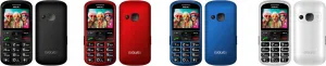 EVOLVEO EasyPhone XS, mobilný telefón pre seniorov, modrý
