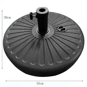 Ak furniture Podstavec pod slunečník UB55 černý