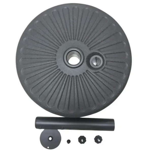 Ak furniture Podstavec pod slunečník UB51 černý