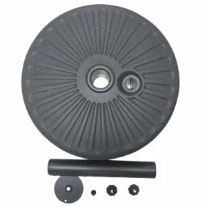 Ak furniture Podstavec pod slunečník UB51 černý