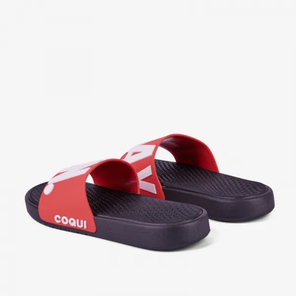 Pánske šlapky (plážová obuv) COQUI Speedy Relax On M black new red