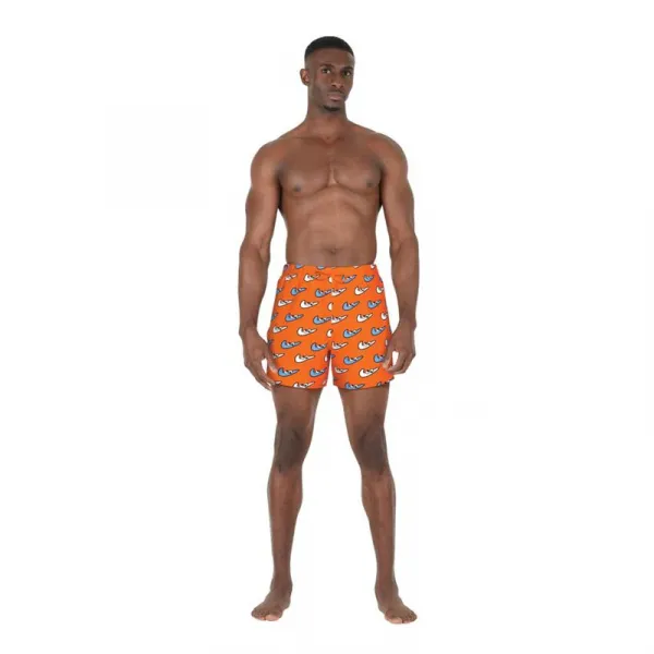 Pánske plavky NIKE SWIM MULTI PRINT-ORANGE BLAZE