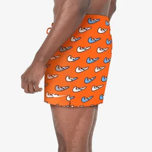 Pánske plavky NIKE SWIM MULTI PRINT-ORANGE BLAZE