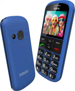 EVOLVEO EasyPhone XS, mobilný telefón pre seniorov, modrý