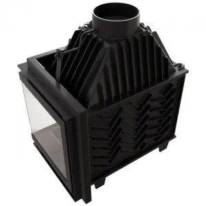 Kratki SIMPLE Z/S 8 BS ľavé presklenie - krbová vložka SIMPLE/Z/S/L/BS