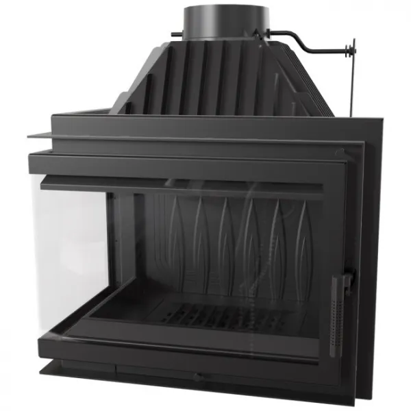 Kratki SIMPLE Z/S 8 BS ľavé presklenie - krbová vložka SIMPLE/Z/S/L/BS
