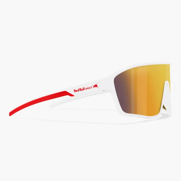 Slnečné okuliare RED BULL SPECT DAFT-002, white, brown with red revo, CAT 3, 137-130