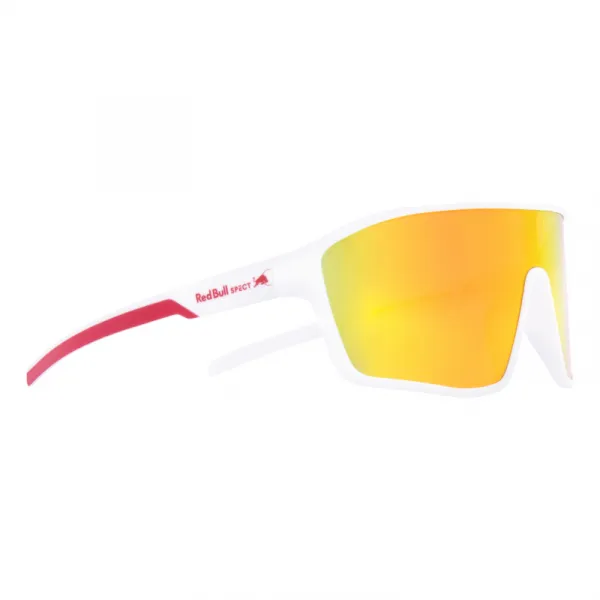 Slnečné okuliare RED BULL SPECT DAFT-002, white, brown with red revo, CAT 3, 137-130