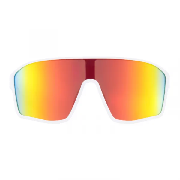 Slnečné okuliare RED BULL SPECT DAFT-002, white, brown with red revo, CAT 3, 137-130