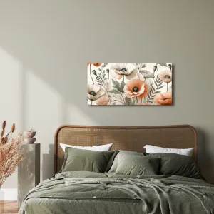 Obraz pastelové lúčne maky