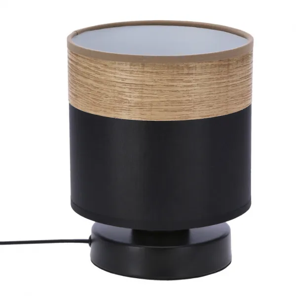 Stolová lampa Porto 1x60W e27 tienidlo čierne + dyha